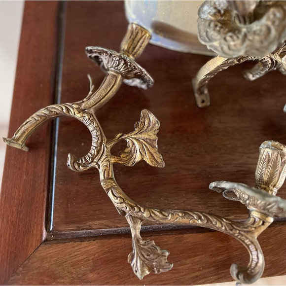 Three candelabra metal arms - Picture 3 of 11
